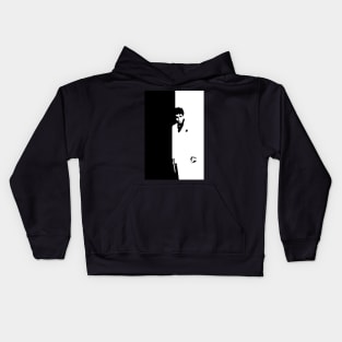 Scarface pixel / 8-bit Kids Hoodie